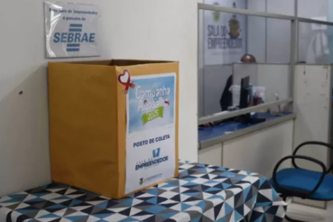 Sala do empreendedor vira ponto de coleta da campanha do agasalho em São Pedro da Aldeia
