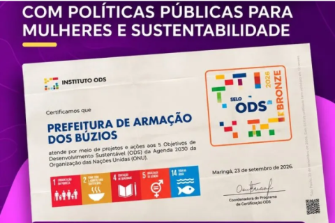 Búzios conquista bronze em objetivos da ONU com políticas públicas para mulheres e sustentabilidade