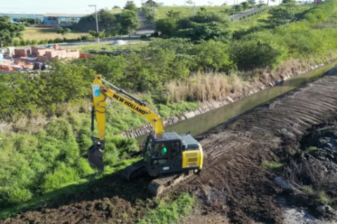 Baixo Grande e Balneário das Conchas recebem ações do Programa Limpa Rio em São Pedro da Aldeia