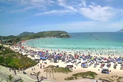 Tempo instável marca a segunda-feira (26), com chuva prevista para a Região dos Lagos