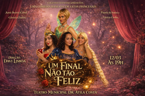 Espetáculo gratuito contemplado pela PNAB chega a São Pedro da Aldeia