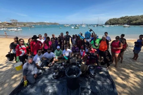 Búzios retira mais de 300 kg de resíduos sólidos em ações pelo Dia Mundial da Limpeza