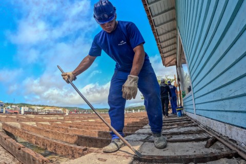 Obras de reestruturação do Terminal de Transatlânticos avançam em Cabo Frio