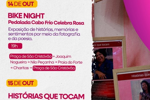 Bike Night leva o Cabo Frio Celebra Rosa às ruas nesta quarta-feira (14)
