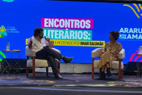 Entre palavras e responsabilidades: Aline Midlej debate o poder do jornalismo e da literatura na FLA Araru