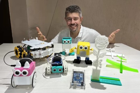 Robôs, jogos mecatrônicos e tecnologia 3D movimentam evento gratuito em Cabo Frio na próxima terça-feira (18)