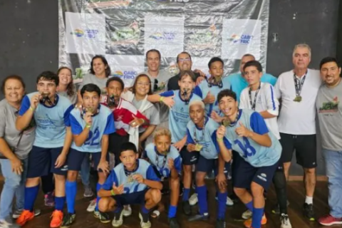 Futsal masculino sub-15 abre calendário oficial de competições dos Jogos Estudantis Municipais de Cabo Frio
