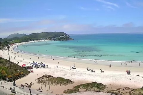 Céu aberto e sol forte marcam a quarta-feira (5) na Região dos Lagos