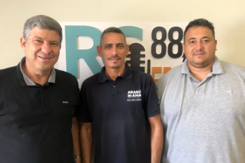 RCFM / Alfredo Gonçalves, Wellington Barros e Leonardo Berriel discutem esporte e políticas públicas em Araruama e Cabo Frio