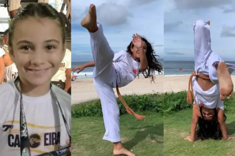 Atleta mirim de Cabo Frio sonha em representar cidade em campeonato internacional de capoeira em Brasília