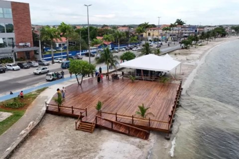 Iguaba Grande ganha novo deck na orla e amplia espaço de convivência e turismo