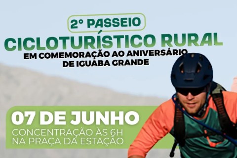 Iguaba Grande celebra 30 anos com Passeio Cicloturístico Rural gratuito