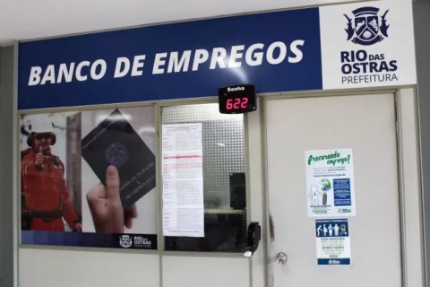 Banco de Empregos de Rio das Ostras  oferece 545 vagas