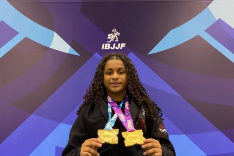 Atleta de 13 anos de Cabo Frio conquista ouro em campeonato de Jiu-Jitsu no Rio