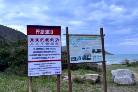 Búzios inicia sinalização e ordenamento na Praia de José Gonçalves para atender requisitos do Programa Bandeira Azul
