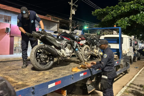 Operação “Ruído Zero” reforça fiscalização em Cabo Frio e apreende motocicletas irregulares