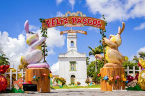 Páscoa ganha cores e cenários especiais em São Pedro da Aldeia