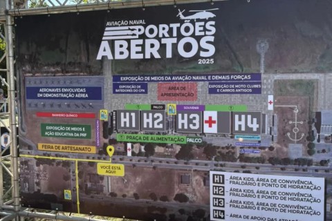 Base Aérea Naval realiza evento “Portões Abertos” e atrai centenas de visitantes em São Pedro da Aldeia