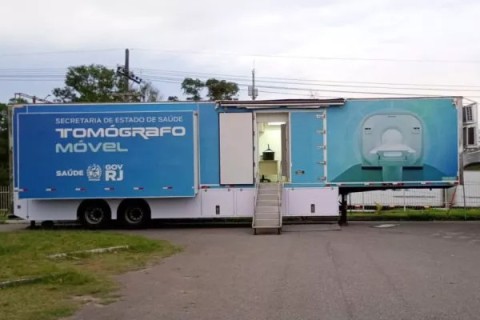 Tomografia gratuita chega a Cabo Frio com Unidade Móvel da Saúde Estadual