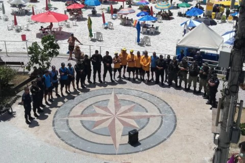 Ações de segurança e ordenamento são realizadas durante festas de fim de ano em Cabo Frio